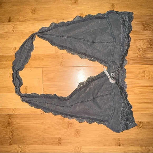 Free People Galloon Lace Halter Bralette - Picture 3 of 4